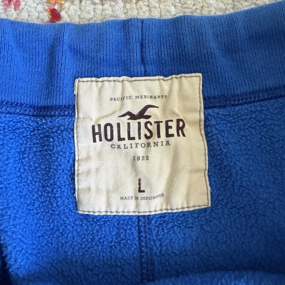 Vintage Y2K 2000s Hollister Fleece Cut-Off Sweat Shorts L